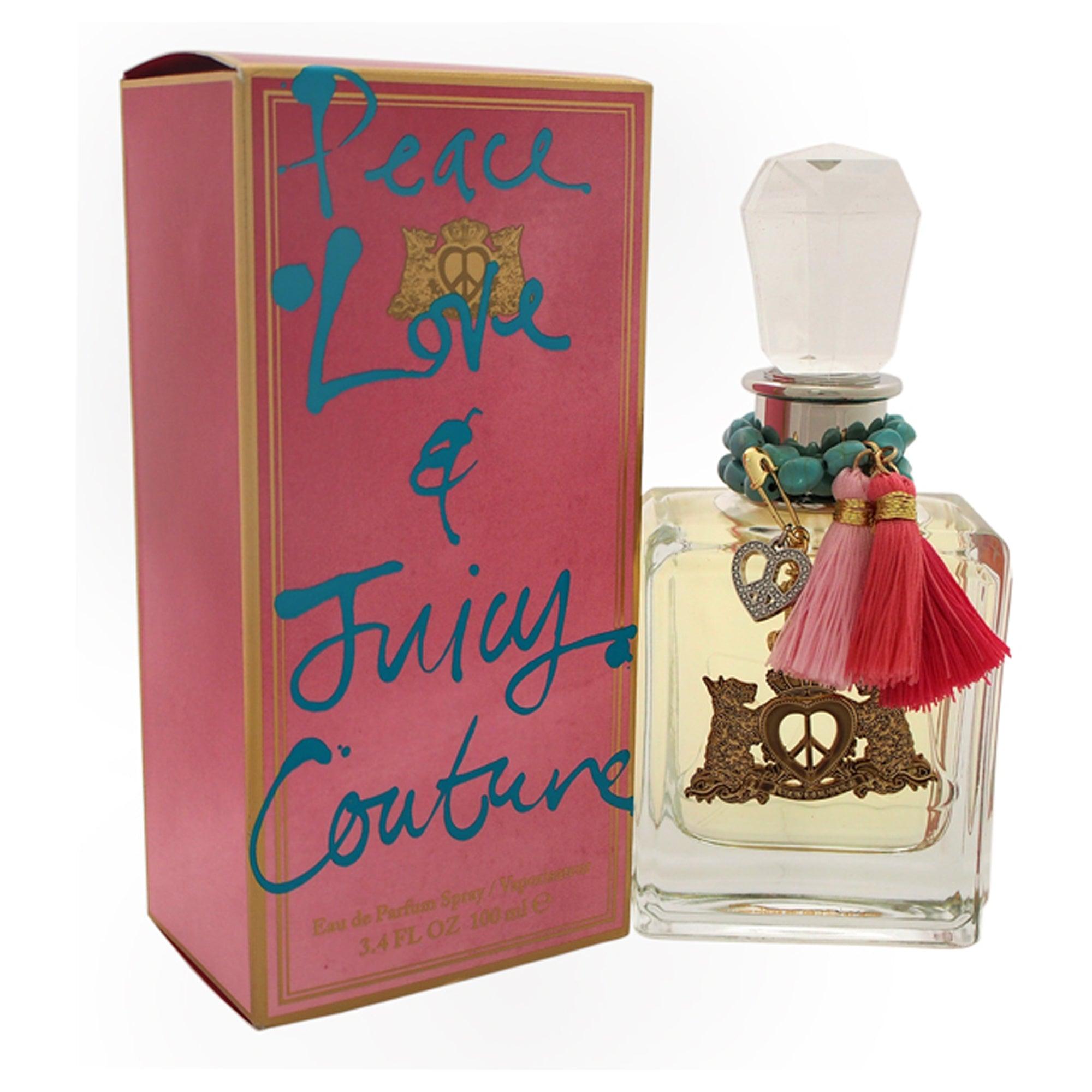 Peace Love & Juicy Couture Eau De Parfum The fragrance mart