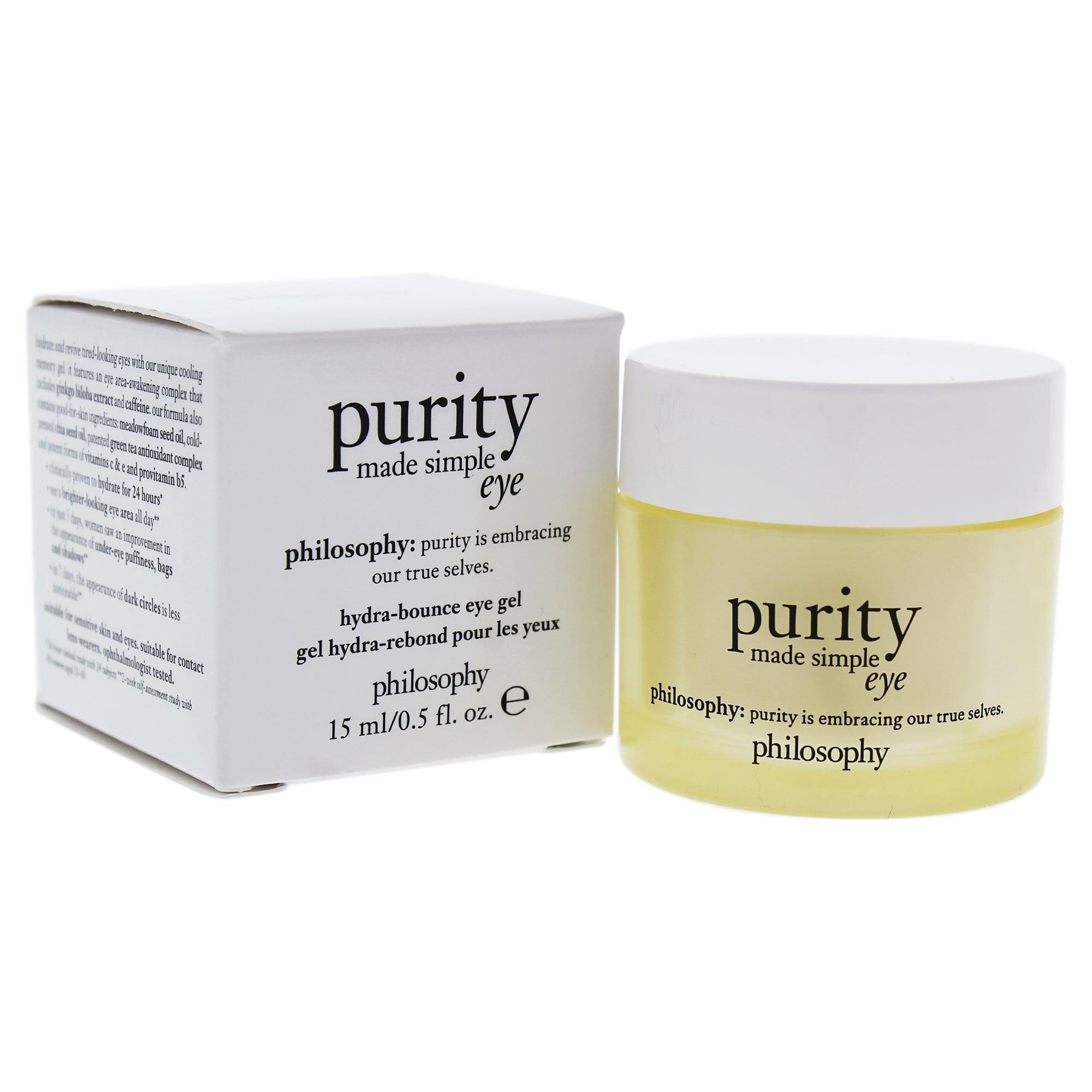 Philosophy Purity Made Simple Eye Gel  The fragrance mart