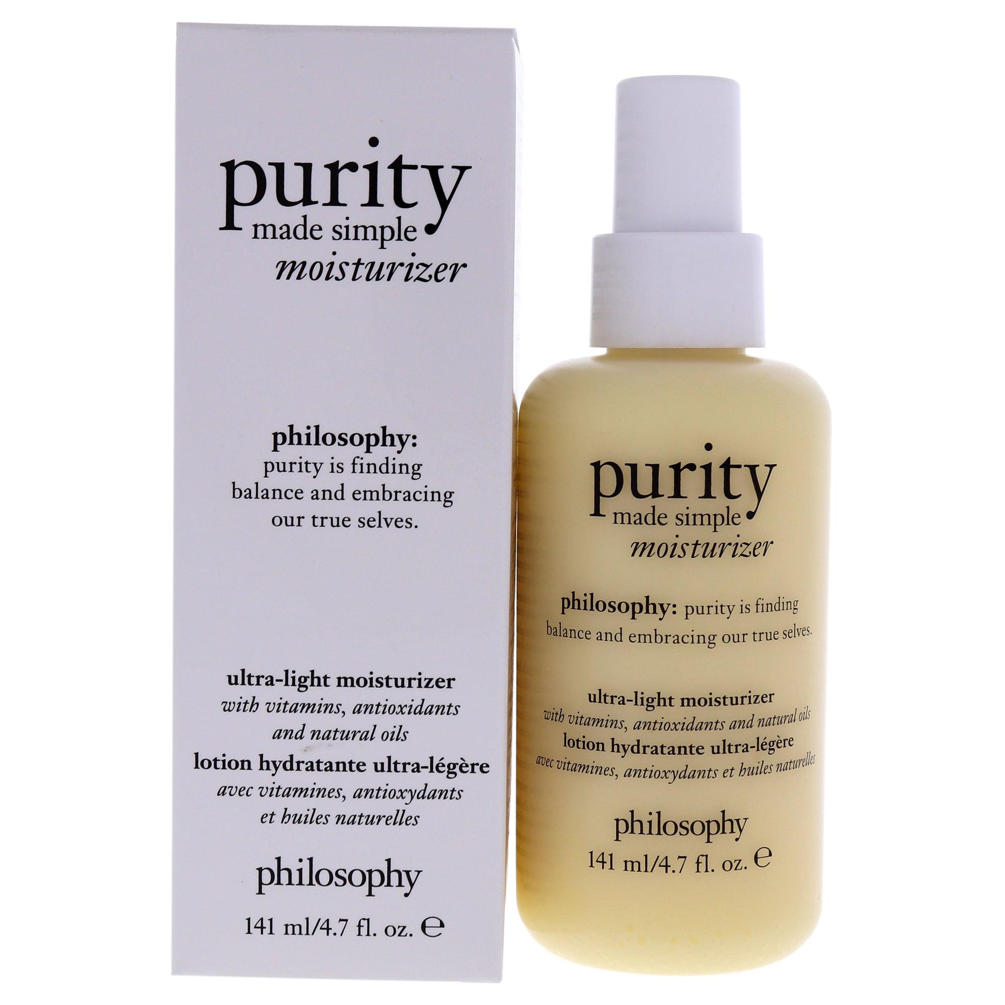 Philosophy Purity Made Simple Ultra Light Moisturizer  The fragrance mart