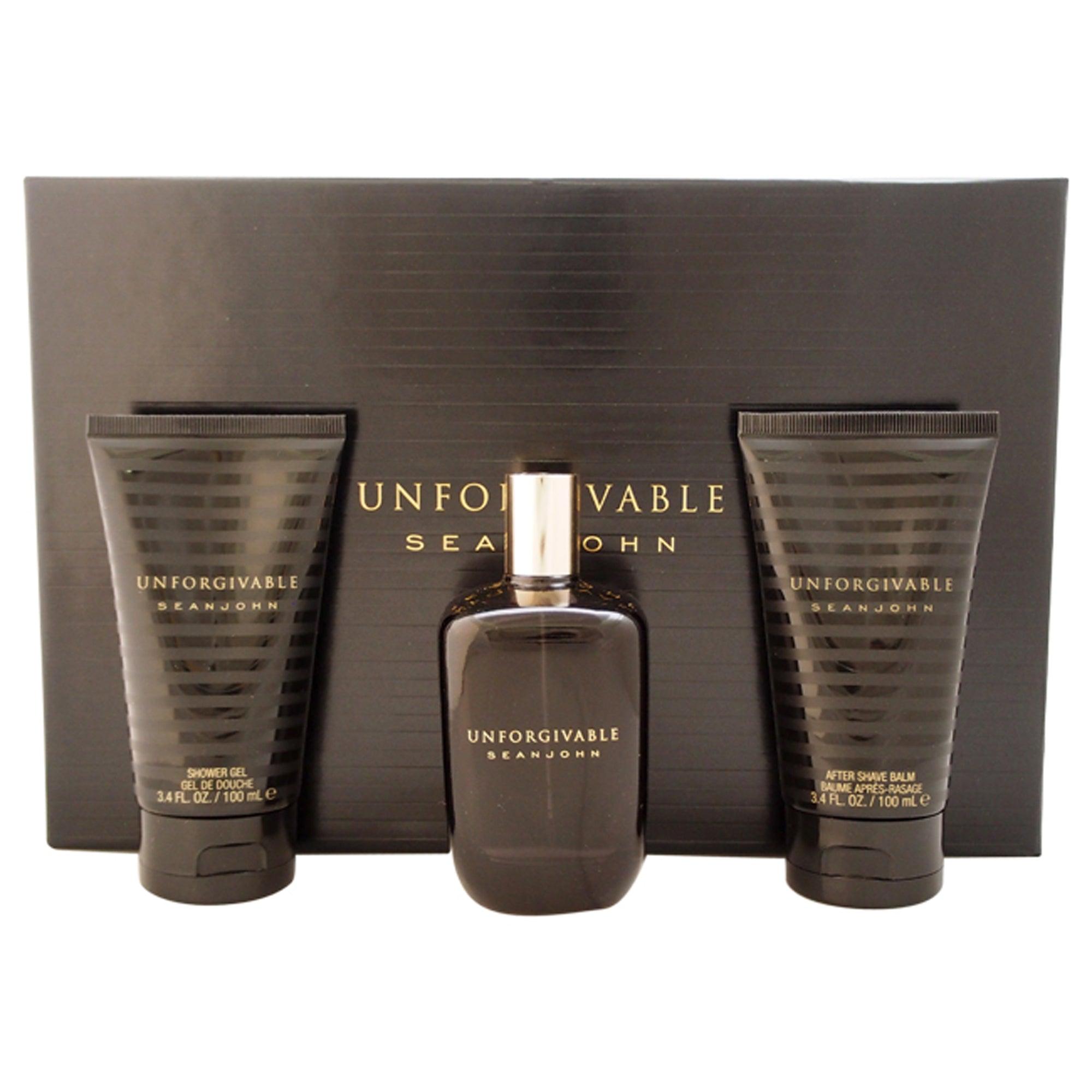 Sean John Unforgivable 3 Pc Gift Set The fragrance mart