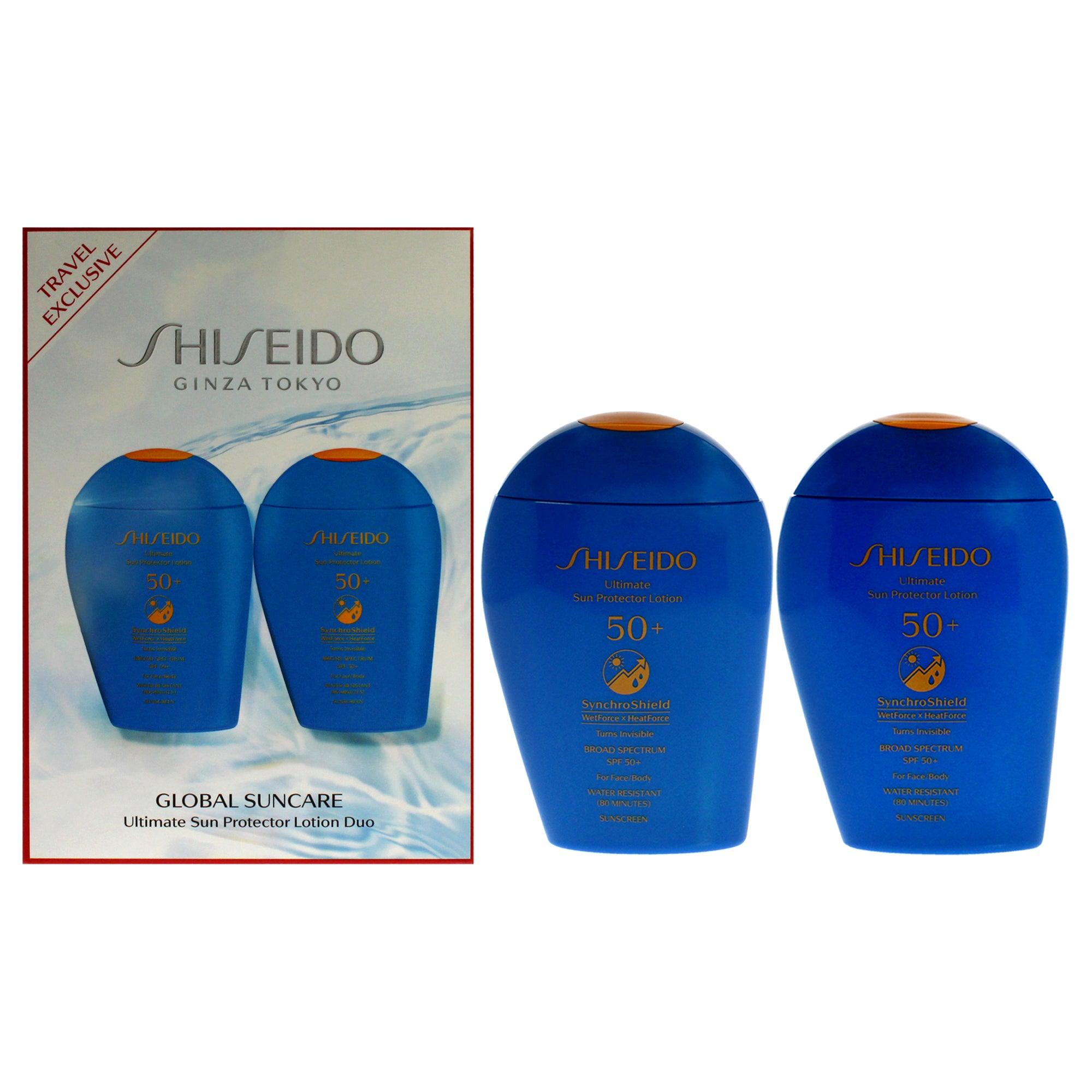 Shiseido Ultimate Sun Protector Lotion SPF 50 Plus Duo  The fragrance mart