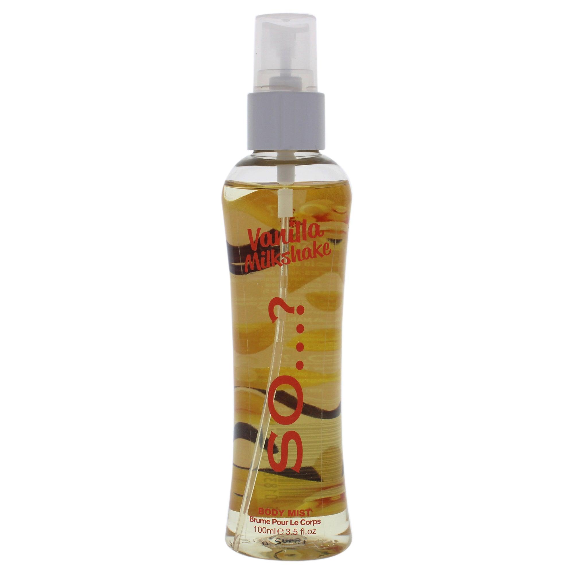 So…? Vanilla Milkshake Body Mist  The fragrance mart