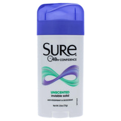 Sure Invisible Solid Anti-Perspirant and Deodorant - Unscented  The fragrance mart